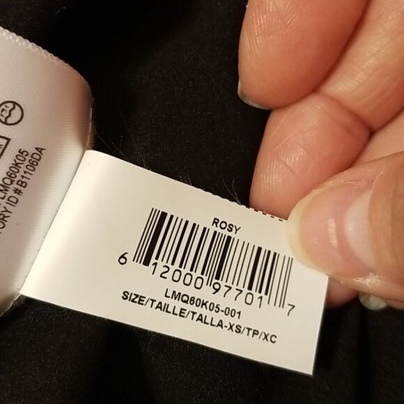 BCBGMaxAzria Women's Black Lacy Rosy Evening Dress XS - Picture 13 of 13